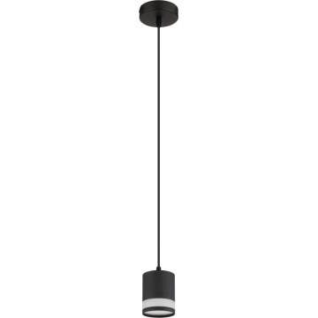 Globo - LED Luster na sajli 1xGX53/7W/230V 3000K crna