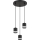 Globo - LED Luster na sajli 3xGX53/7W/230V 3000K crna