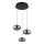 Globo - LED Luster na sajli 3xLED/6W/230V