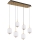 Globo - LED Luster na sajli 6xLED/6,7W/230V