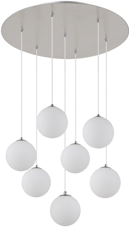 Globo - LED Luster na sajli 7xG9/3,5W/230V bijela
