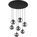 Globo - LED Luster na sajli 7xG9/3,5W/230V dimna/crna