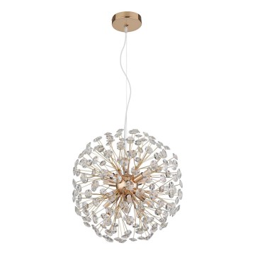Globo - LED luster na sajli 8xG9/3,5W/230V zlatni