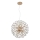 Globo - LED luster na sajli 8xG9/3,5W/230V zlatni