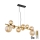 Globo - LED Luster na sajli 9xG9/3W/230V mesing