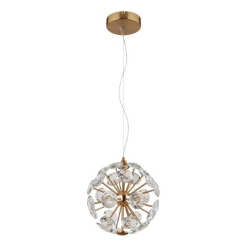 Globo - LED luster na sajli LED/12W/230V 3000K zlatna