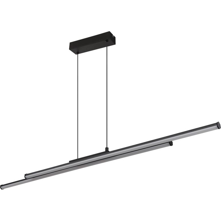 Globo - LED Luster na sajli LED/24W/230V 3000K crna