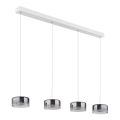 Globo - LED luster na sajli LED/24W/230V bijela/dimljena