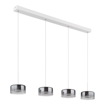 Globo - LED luster na sajli LED/24W/230V bijela/dimljena