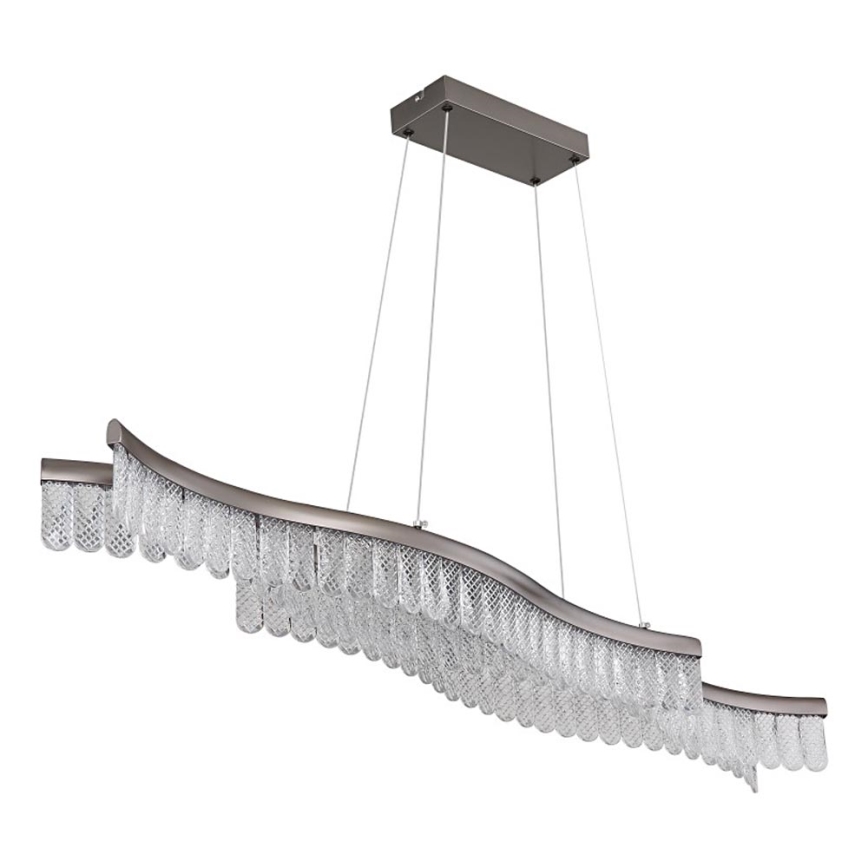 Globo - LED Luster na sajli LED/35W/230V 3200K mat krom