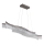 Globo - LED Luster na sajli LED/35W/230V 3200K mat krom