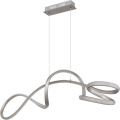 Globo - LED Luster na sajli LED/40W/230V mat krom