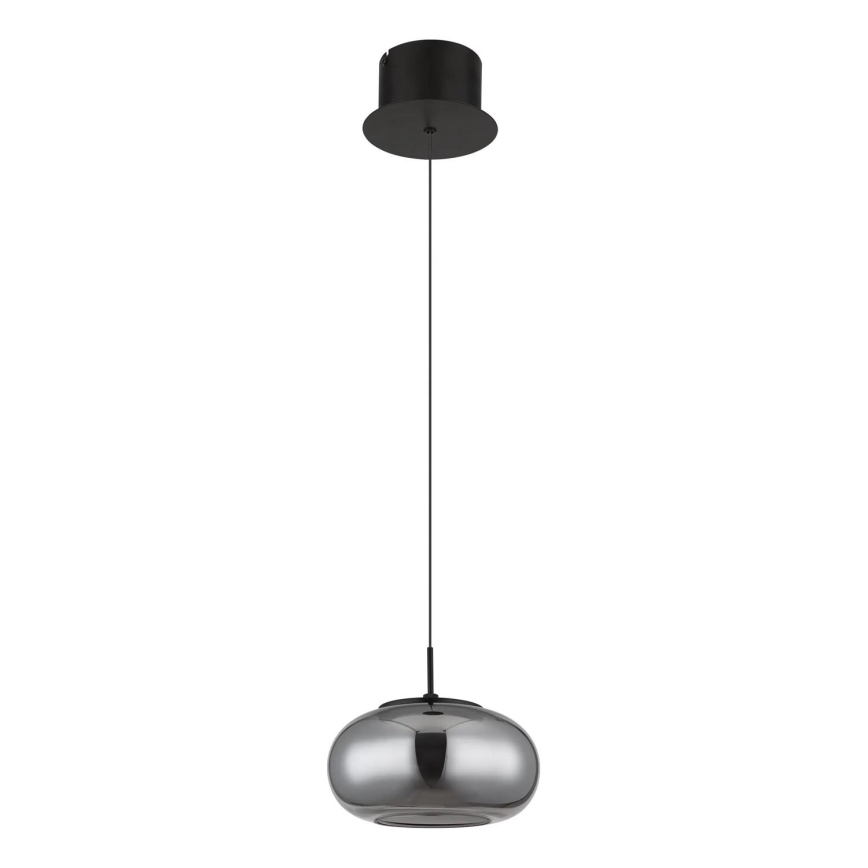 Globo - LED Luster na sajli LED/6W/230V crna