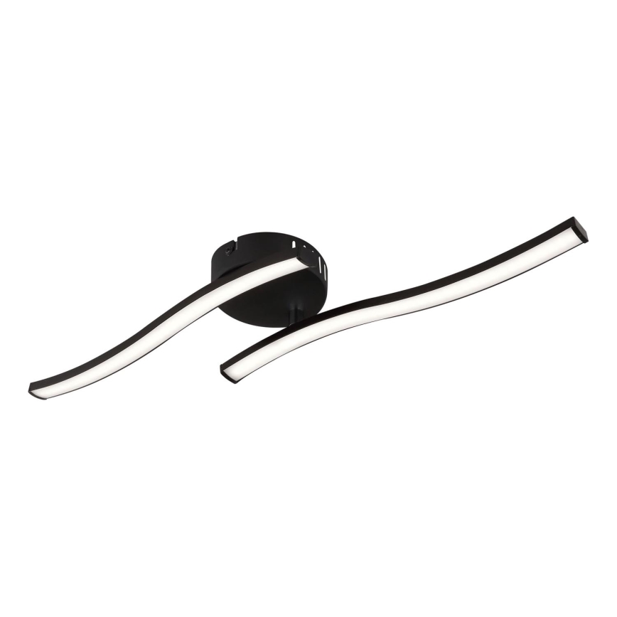 Globo - LED Nadgradni luster LED/12W/230V 3000K crna