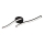 Globo - LED Nadgradni luster LED/12W/230V 3000K crna