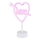 Globo - LED Neonska stolna dekoracija LED/2W/3xAA srce