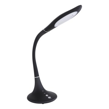 Globo - LED podesiva fleksibilna stolna lampa na dodir LED/9W/230V 3000/4500/6500K crna