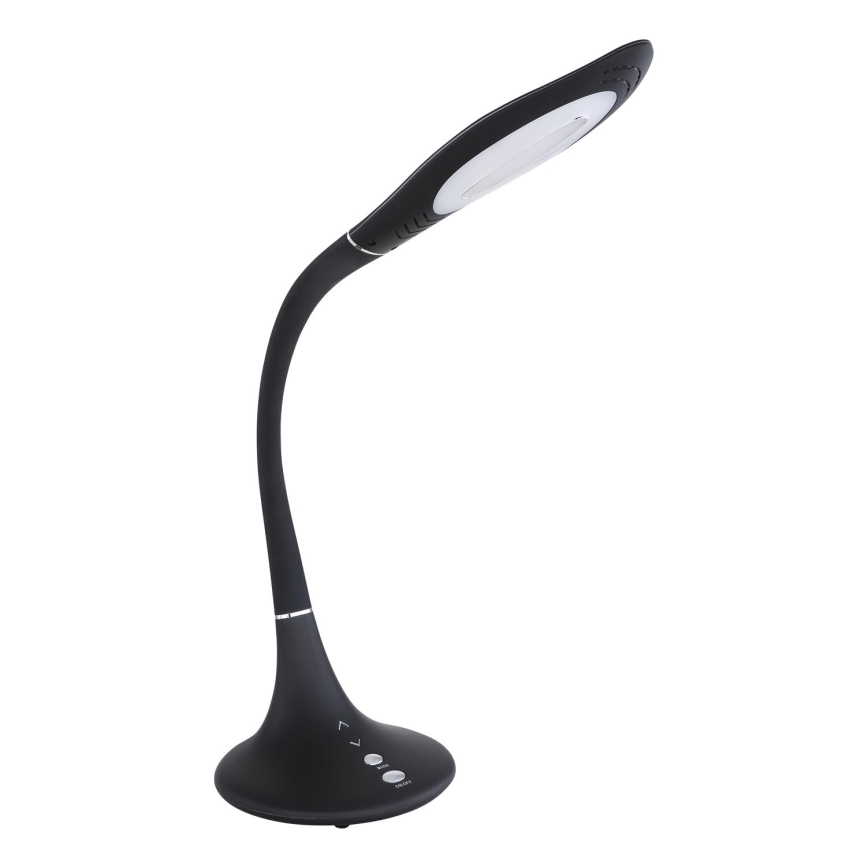 Globo - LED podesiva fleksibilna stolna lampa na dodir LED/9W/230V 3000/4500/6500K crna