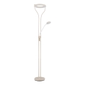 Globo - LED podna lampa s mogućnošću prigušivanja LED/20W/230V + LED/4W 3000K