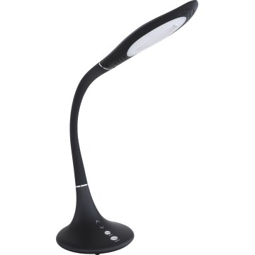 Globo - LED Prigušiva dodirna fleksibilna stolna lampa LED/9W/230V 3000/4500/6500K crna