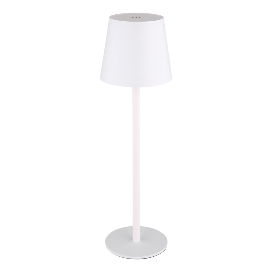 Globo - LED Prigušiva dodirna vanjska lampa LED/3W/3,7V IP44 1800 mAh USB bijela