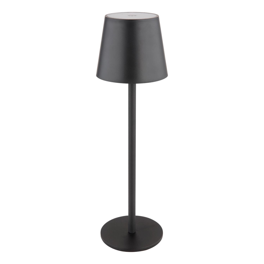 Globo - LED Prigušiva dodirna vanjska lampa LED/3W/3,7V IP44 1800 mAh USB crna
