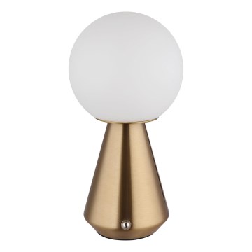 Globo - LED Prigušiva dodirna vanjska stolna lampa LED/1,5W/5V 3000/4500/6500K 1800 mAh IP41 bakrena