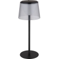 Globo - LED Prigušiva dodirna vanjska stolna lampa LED/1,8W/5V IP44 1800 mAh crna/dimna