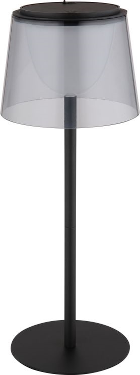 Globo - LED Prigušiva dodirna vanjska stolna lampa LED/1,8W/5V IP44 1800 mAh crna/dimna