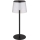 Globo - LED Prigušiva dodirna vanjska stolna lampa LED/1,8W/5V IP44 1800 mAh crna/prozirna