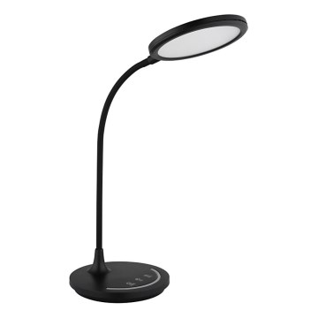 Globo - LED Prigušiva fleksibilna dodirna stolna lampa LED/12W/230V 3000/4000/6500K CRI 90 crna