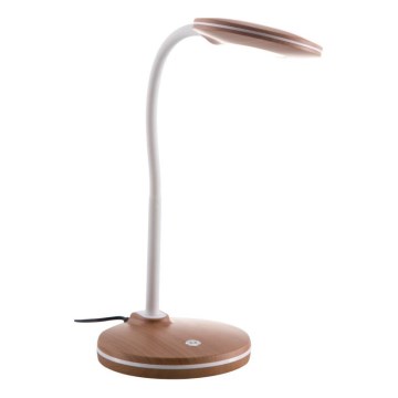 Globo - LED Prigušiva fleksibilna dodirna stolna lampa LED/4,6W/230V smeđa