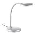 Globo - LED Prigušiva fleksibilna dodirna stolna lampa LED/4,6W/230V srebrna