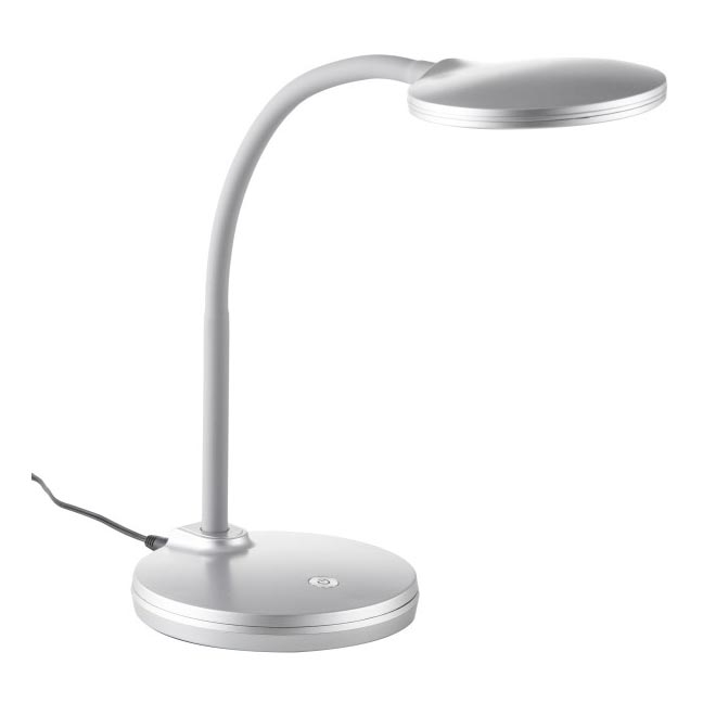 Globo - LED Prigušiva fleksibilna dodirna stolna lampa LED/4,6W/230V srebrna