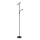 Globo - LED Prigušiva podna lampa LED/20W/230V+ LED/5W 3000/4000/6500K crna