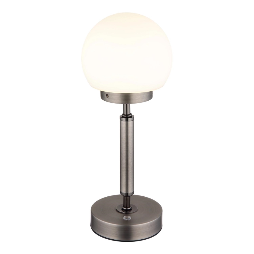 Globo - LED Prigušiva punjiva dodirna stolna lampa LED/2,5W/5V 1800mAh 2700/4000/6500K antracit