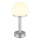 Globo - LED Prigušiva punjiva dodirna stolna lampa LED/2,5W/5V 1800mAh 2800K srebrna
