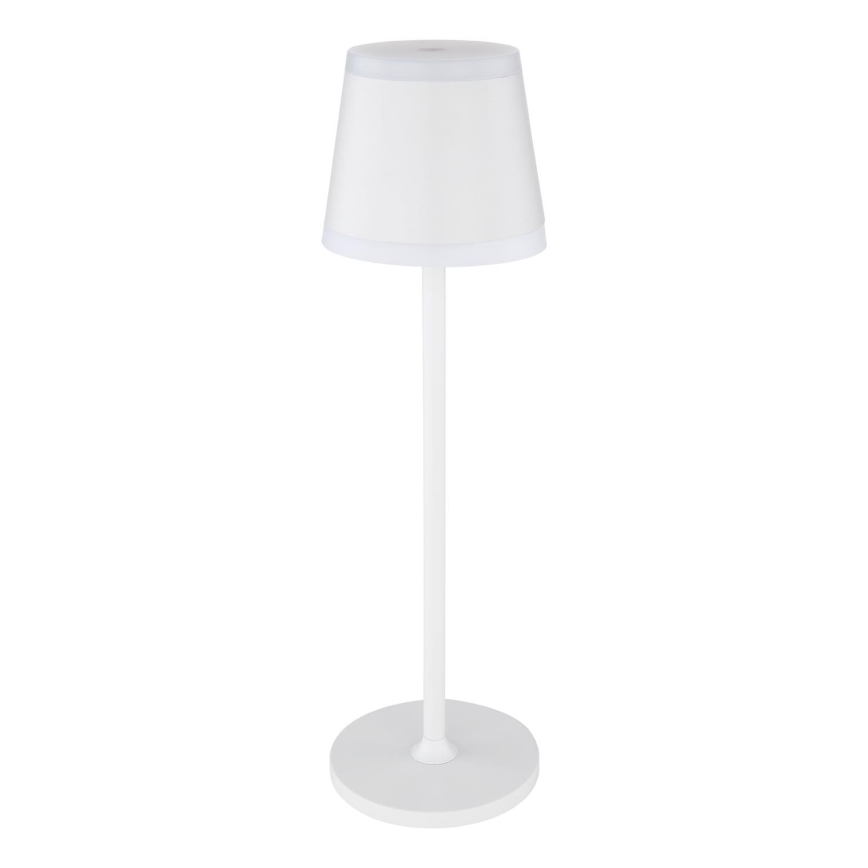 Globo - LED Prigušiva punjiva dodirna stolna lampa LED/4,6W/230V 1800 mAh USB IP54 bijela