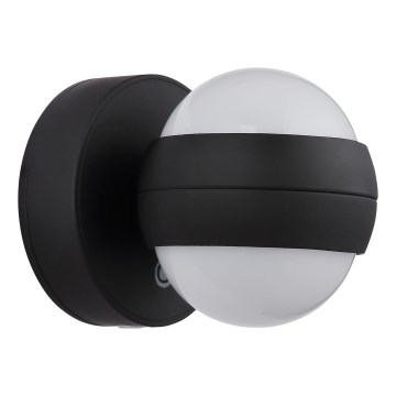 Globo - LED Prigušiva punjiva dodirna zidna svjetiljka LED/1,4W/5V 1800 mAh crna