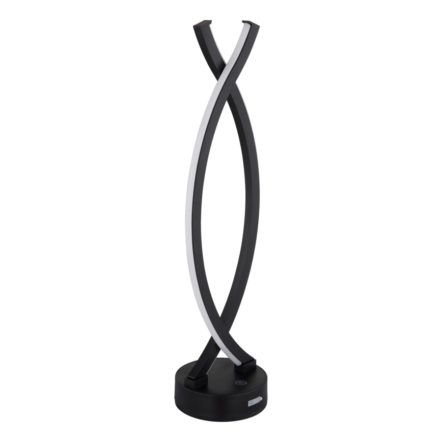 Globo - LED Prigušiva stolna lampa na dodir LED/1W/3,7V 3000K 1800 mAh USB crna