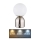 Globo - LED Prigušiva stolna lampa na dodir LED/2,5W/3,7V 2700K/4000K/6500K 1800 mAh USB mat krom