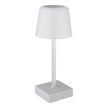 Globo - LED Prigušiva stolna lampa na dodir LED/2W/5V 3000/4500/6500K 800 mAh srebrna