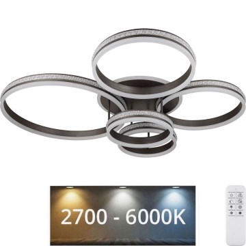 Globo - LED Prigušiva stropna svjetiljka LED/120W/230V 2700K-6000K + daljinski upravljač