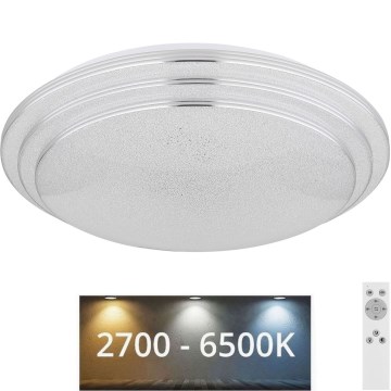 Globo - LED Prigušiva stropna svjetiljka LED/18W/230V pr. 40 cm 2700-6500K + daljinski upravljač