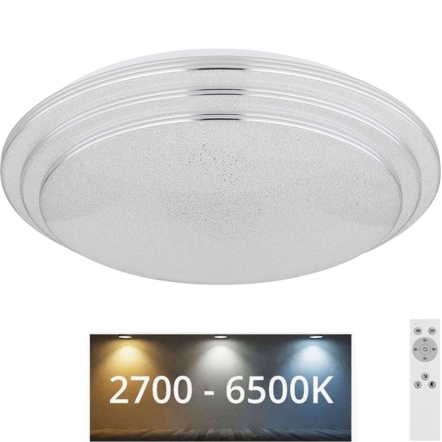 Globo - LED Prigušiva stropna svjetiljka LED/18W/230V pr. 40 cm 2700-6500K + daljinski upravljač