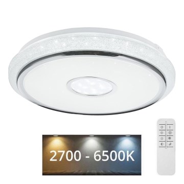 Globo - LED Prigušiva stropna svjetiljka LED/40W/230V 2700-6500K + daljinski upravljač