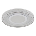 Globo - LED Prigušiva stropna svjetiljka LED/48W/230V 2700-6000K pr. 48 cm bijela + daljinski upravljač