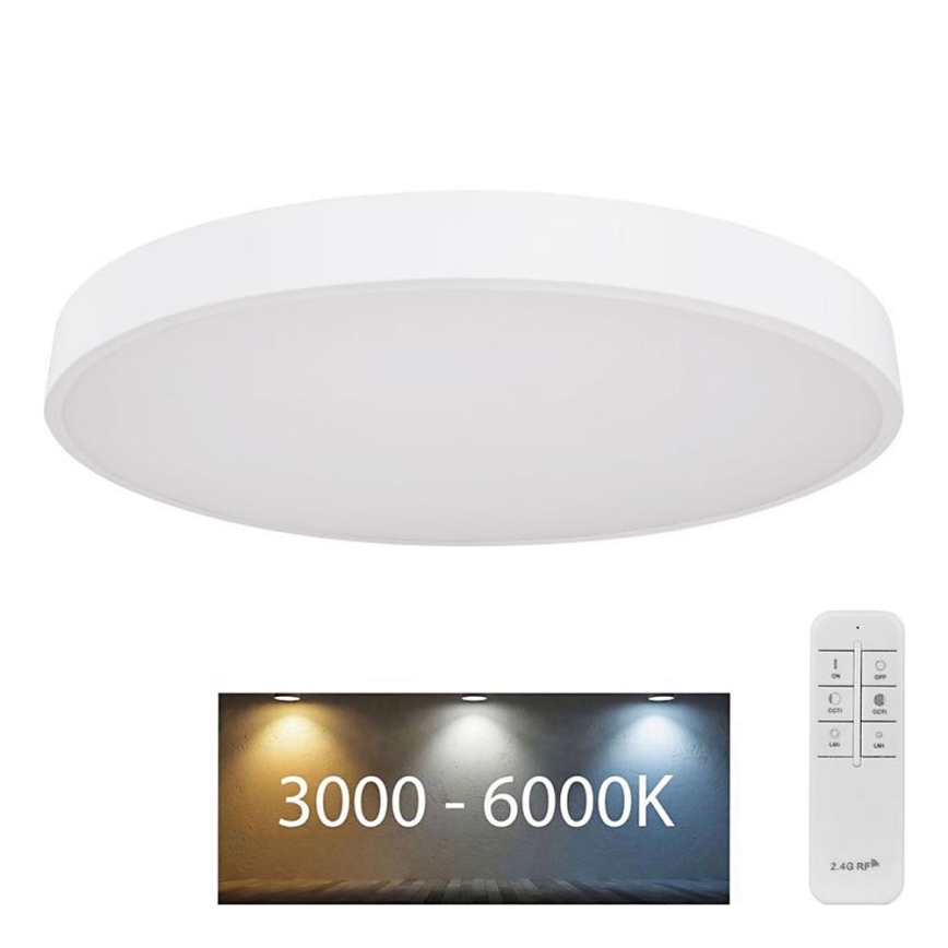 Globo - LED Prigušiva stropna svjetiljka LED/48W/230V 3000-6000K + daljinski upravljač