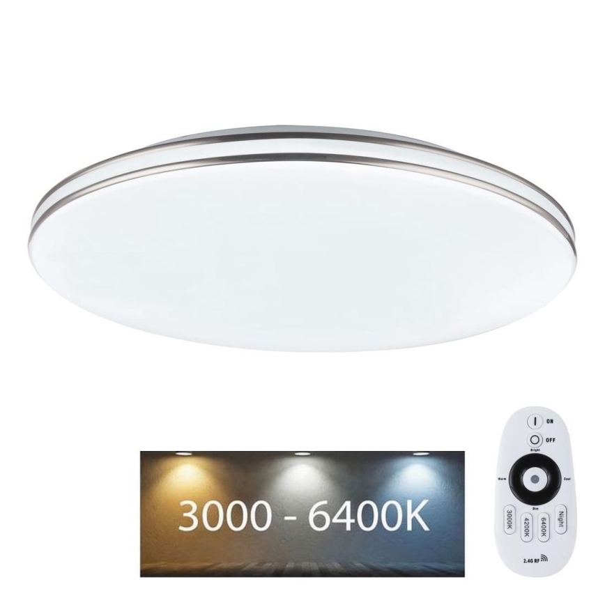 Globo - LED Prigušiva stropna svjetiljka LED/48W/230V 3000-6400K + daljinski upravljač