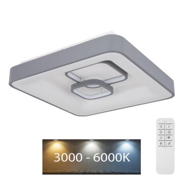 Globo - LED Prigušiva stropna svjetiljka LED/50W/230V 3000-6000K + daljinski upravljač